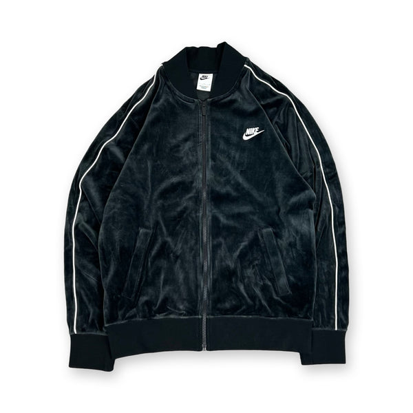 Nike Velour Track Jacket in black