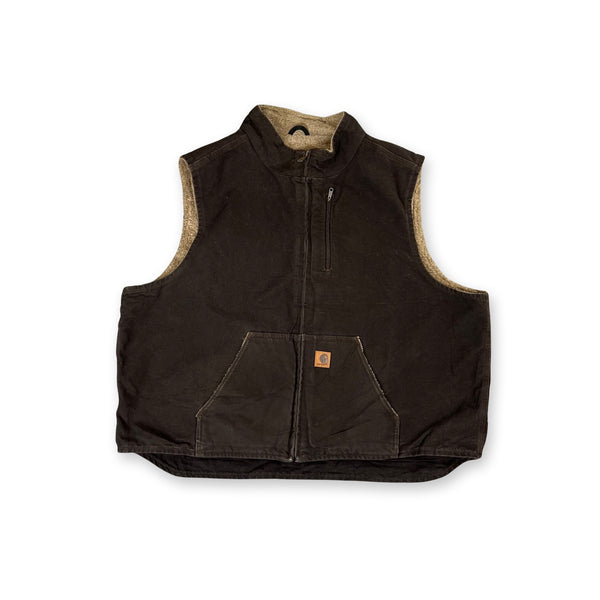 Vintage Carhartt Gilet Jacket in brown