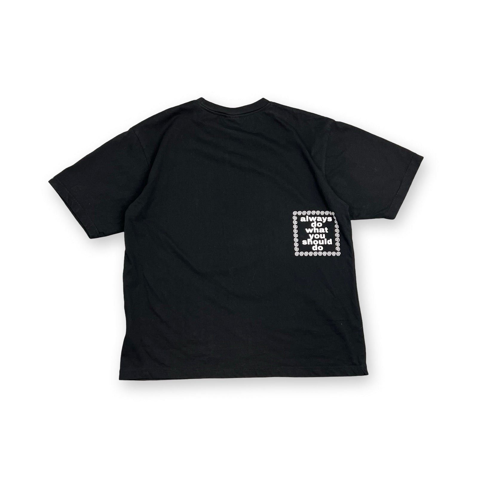 Always Do What You Should Do T-Shirt in black