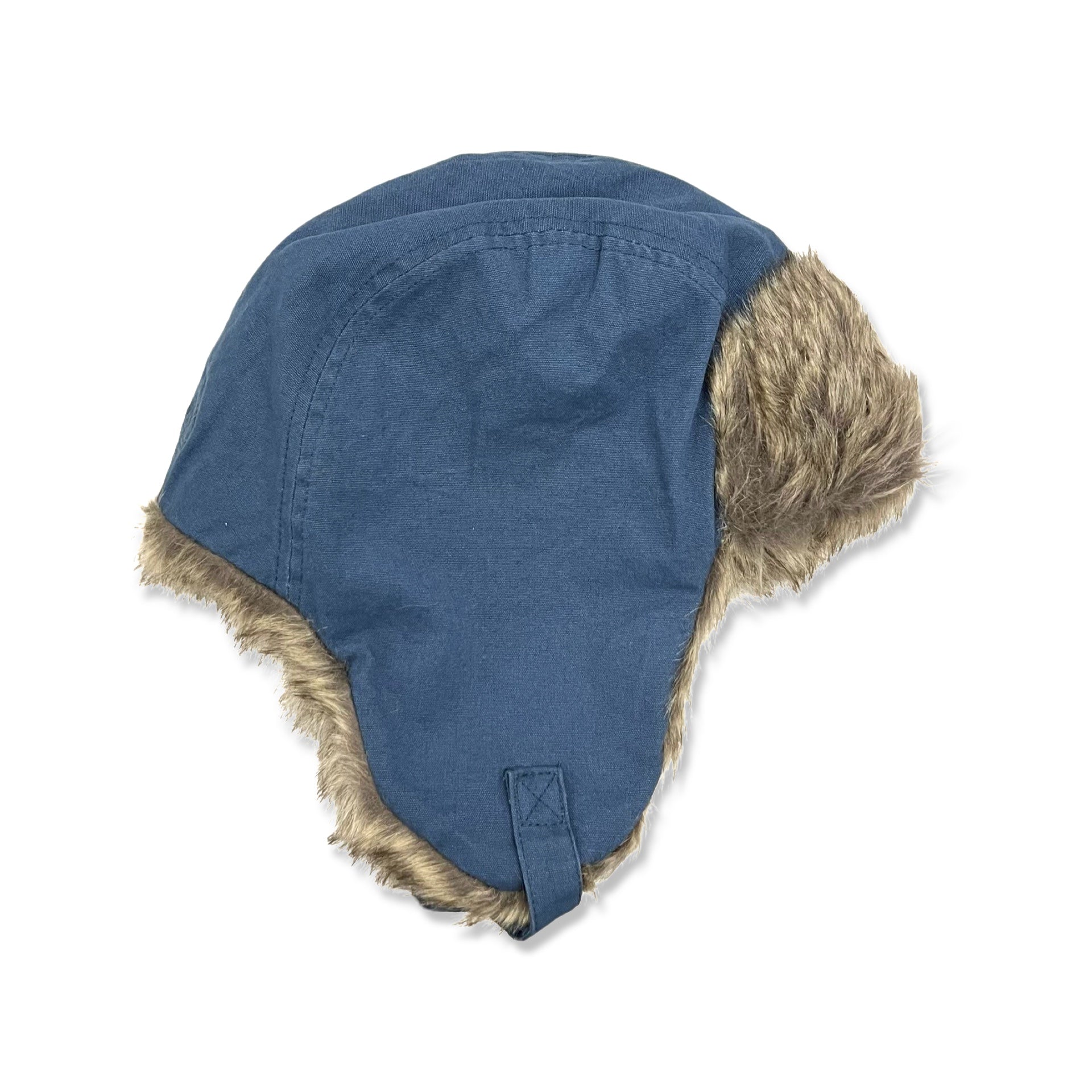 Timberland Faux Fur Trapper Hat in Blue