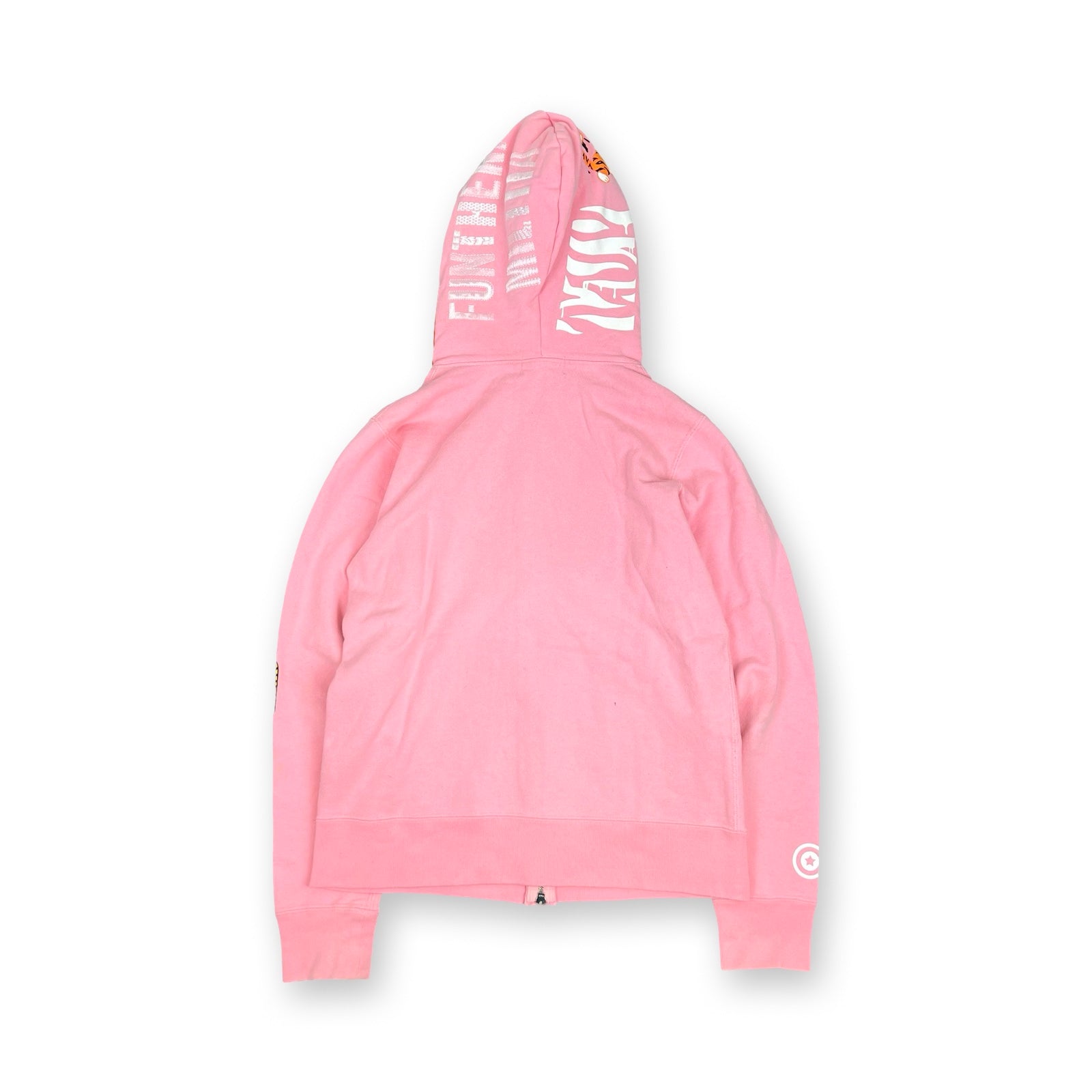 BAPE Tiger Full Zip Hoodie in pink