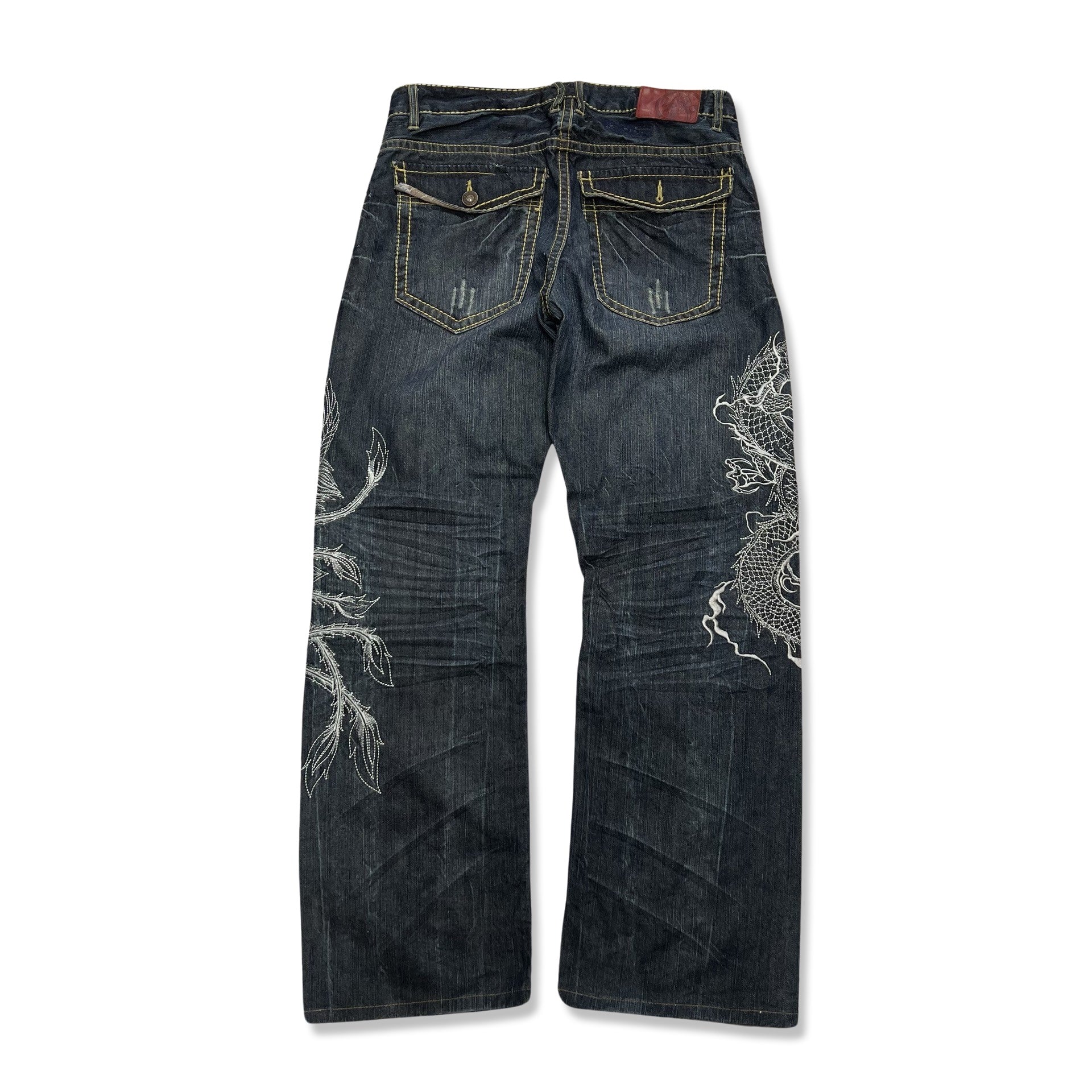 Vintage Japanese Embroidered Jeans