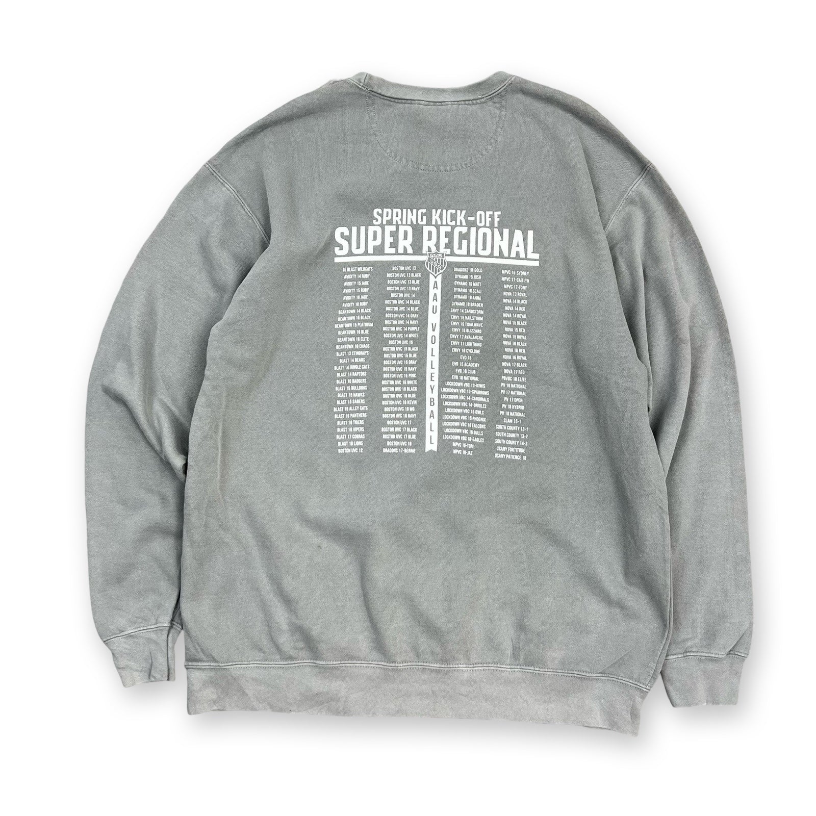 Vintage AAU Volleyball Sweatshirt in grey