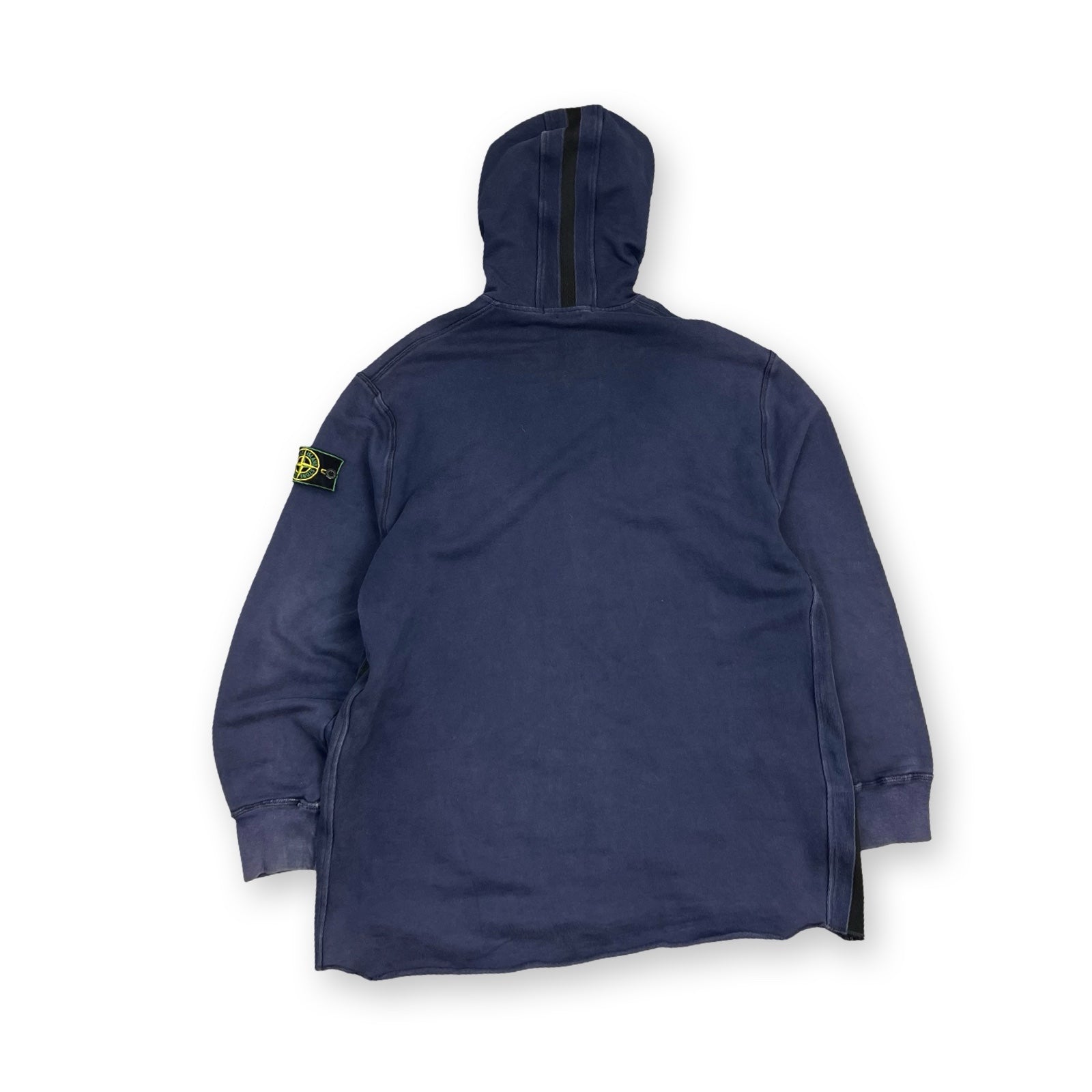 Vintage Stone Island Hoodie in navy blue