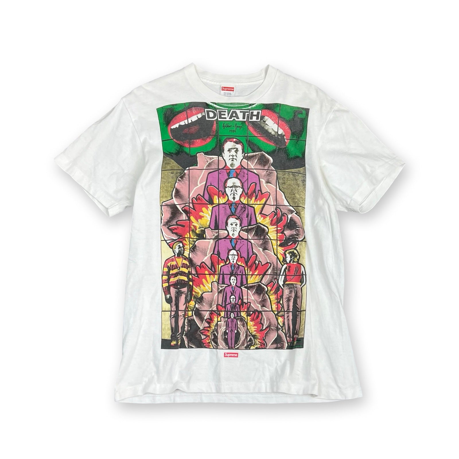 Supreme Gilbert & George Death T-Shirt in white – Deadsea London