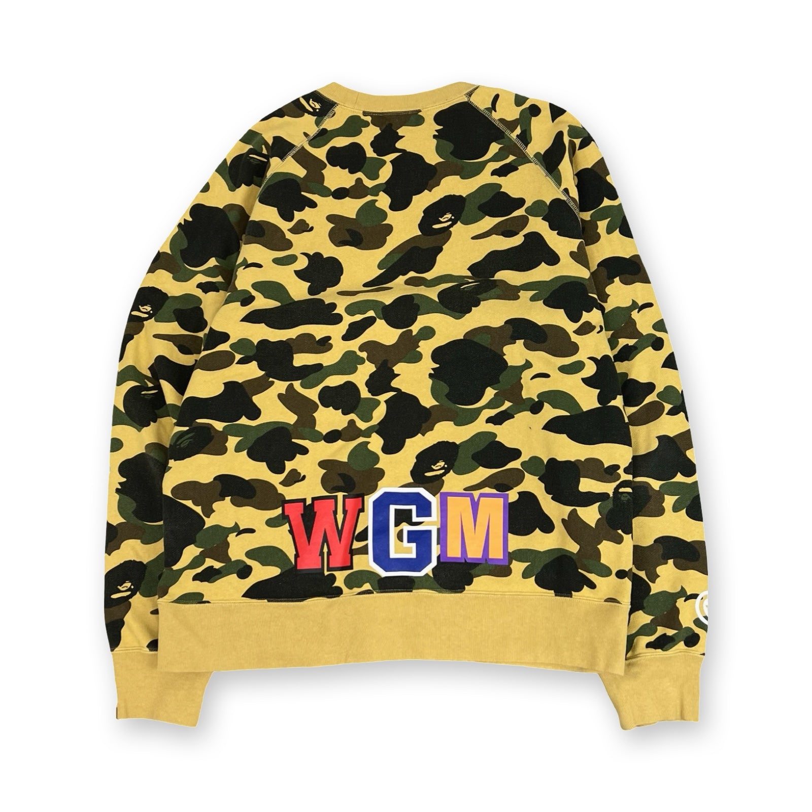 BAPE 1st Camo Shark Sweatshirt in yellow