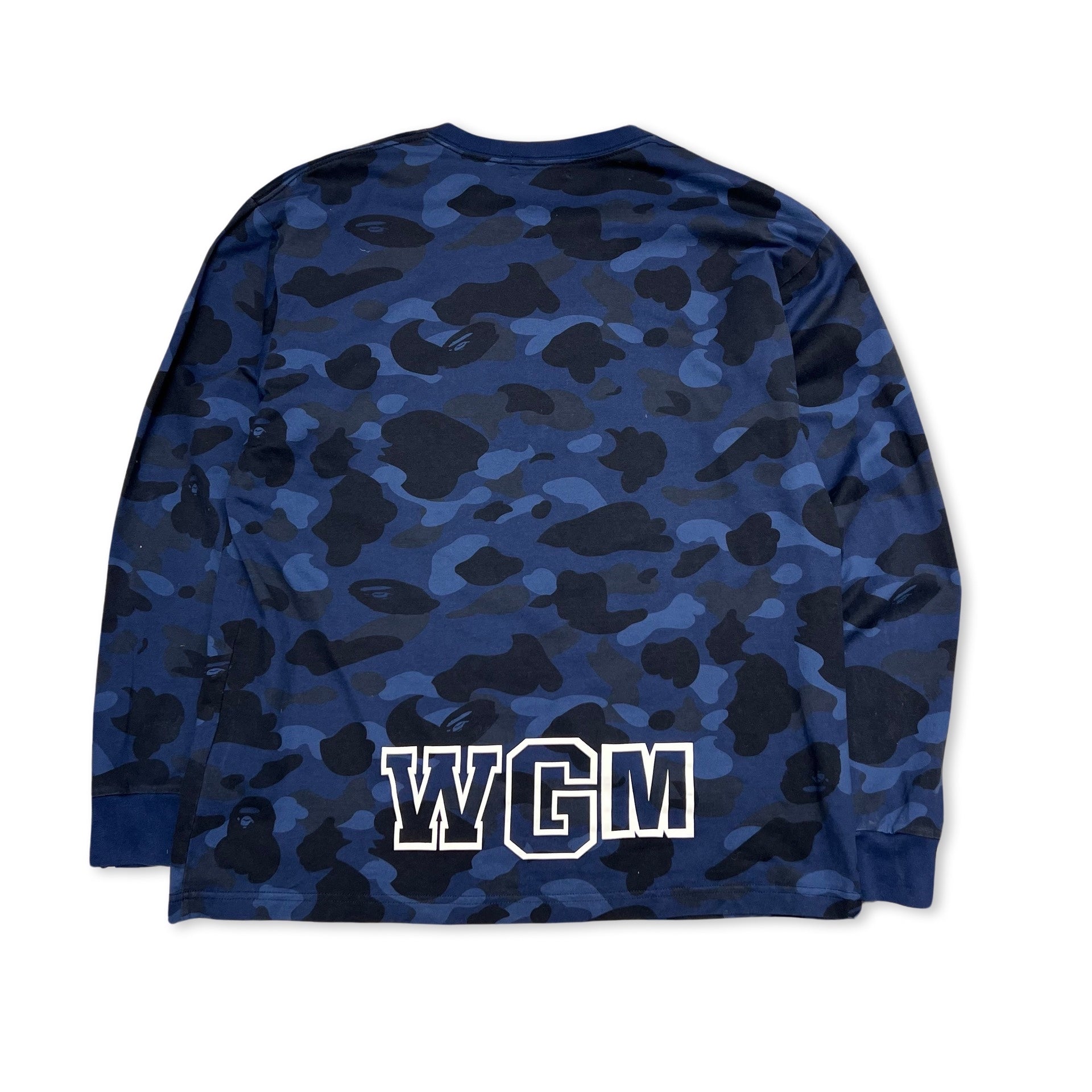 BAPE Shark LS T-shirt Blue Camo