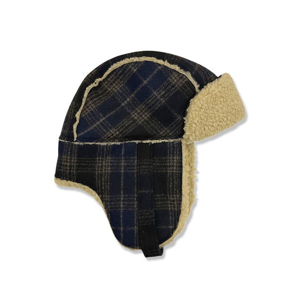 Timberland Trapper Hat in navy blue