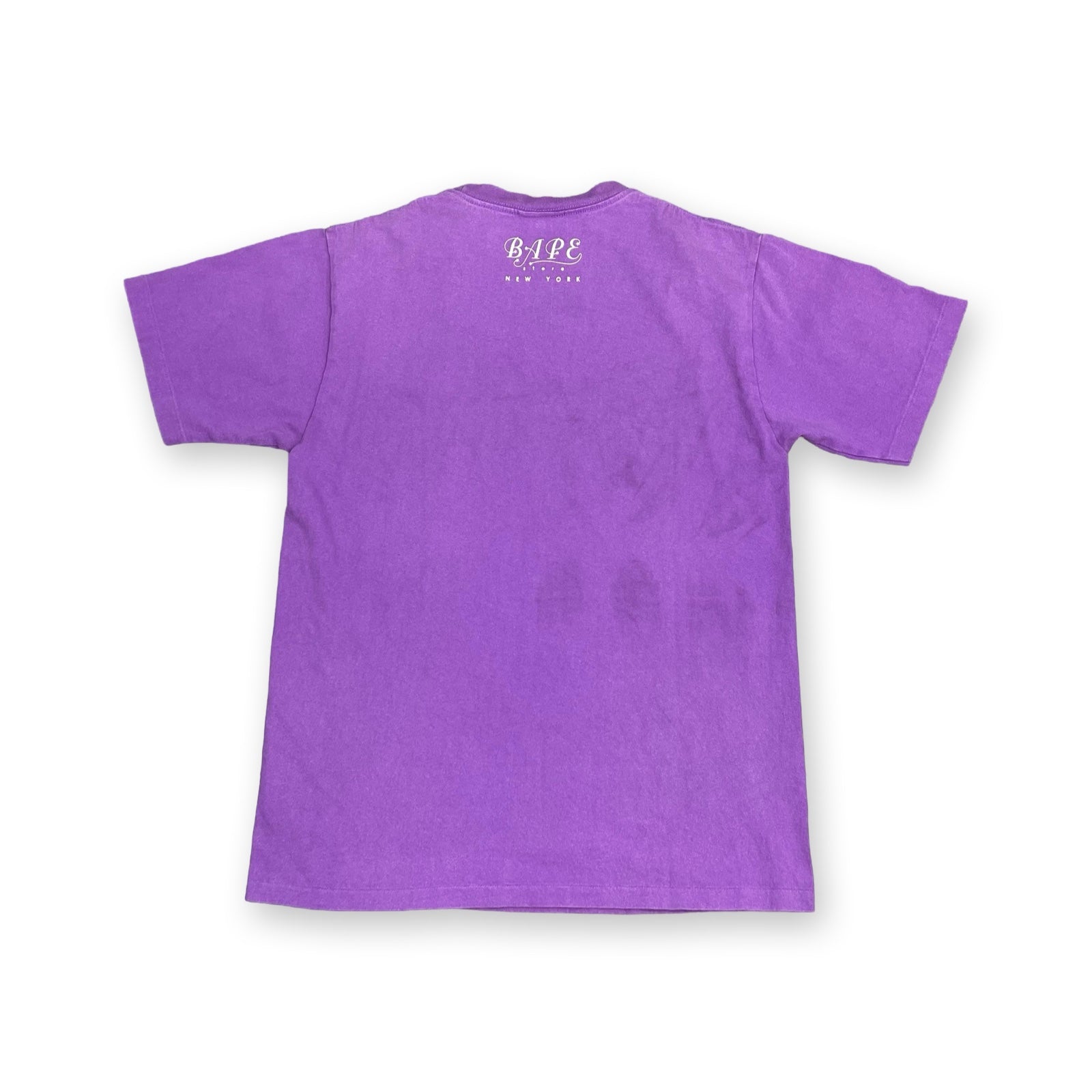 Vintage BAPE NYC T-Shirt in purple