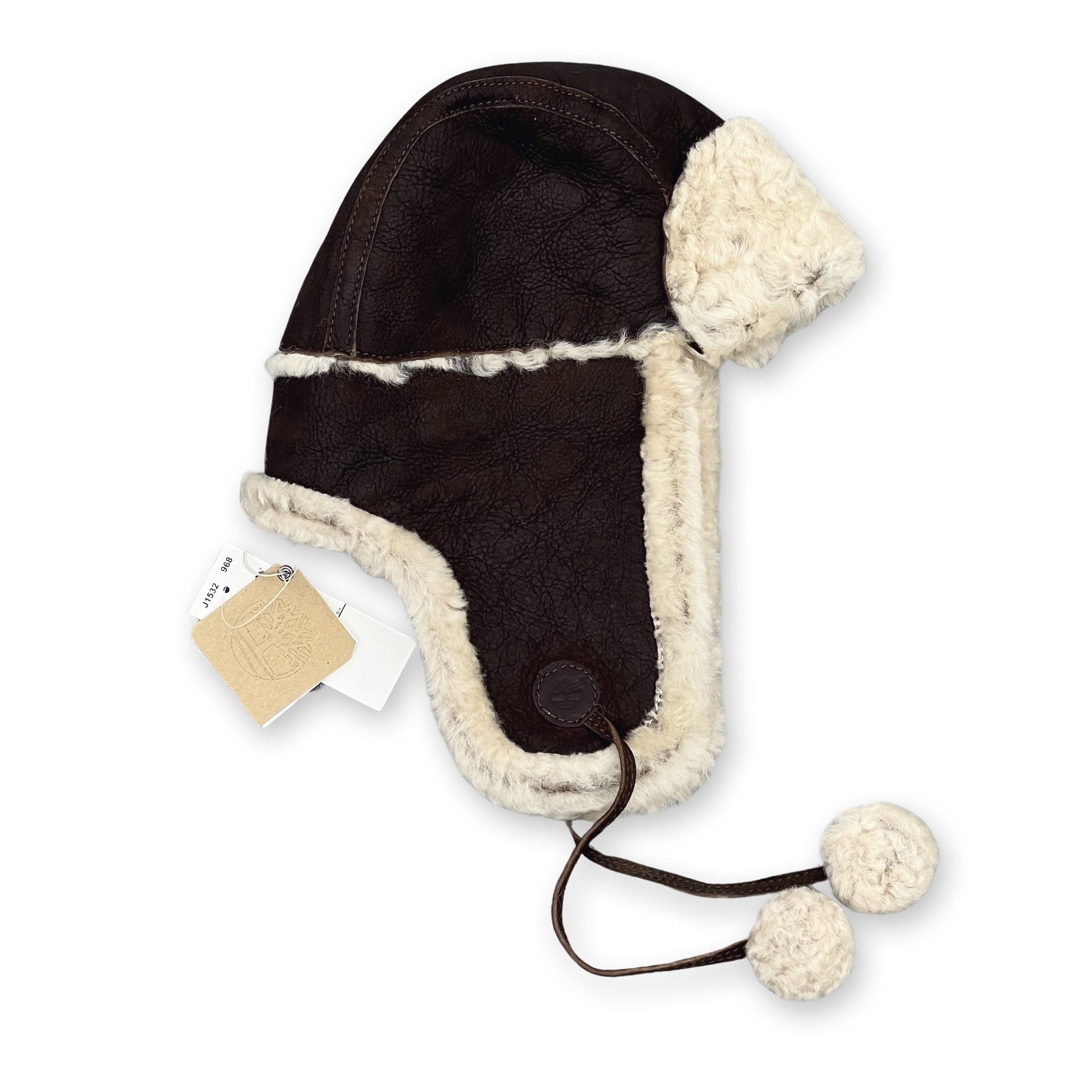 Timberland Shearling Trapper Hat in Brown