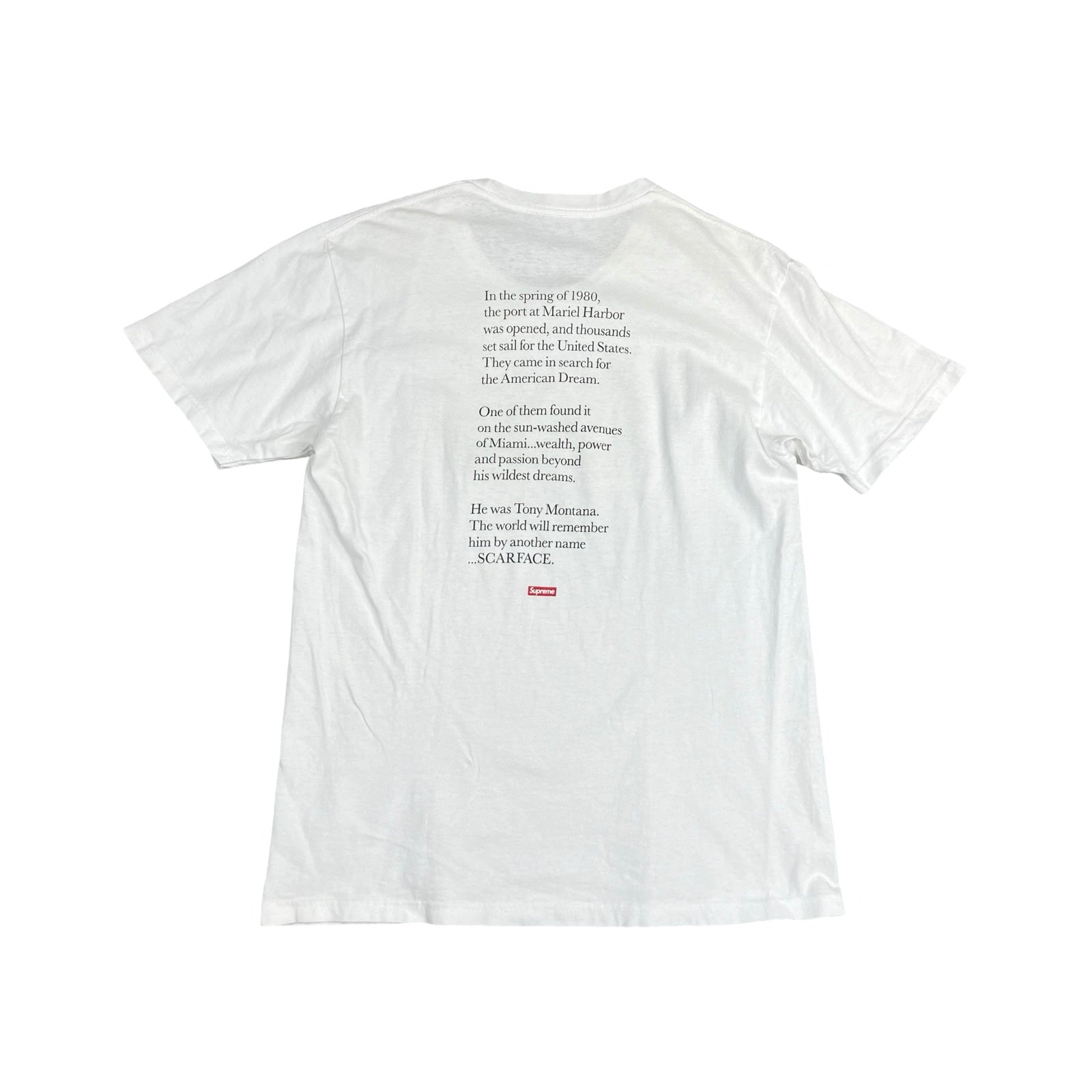 Supreme Scarface T-Shirt in white