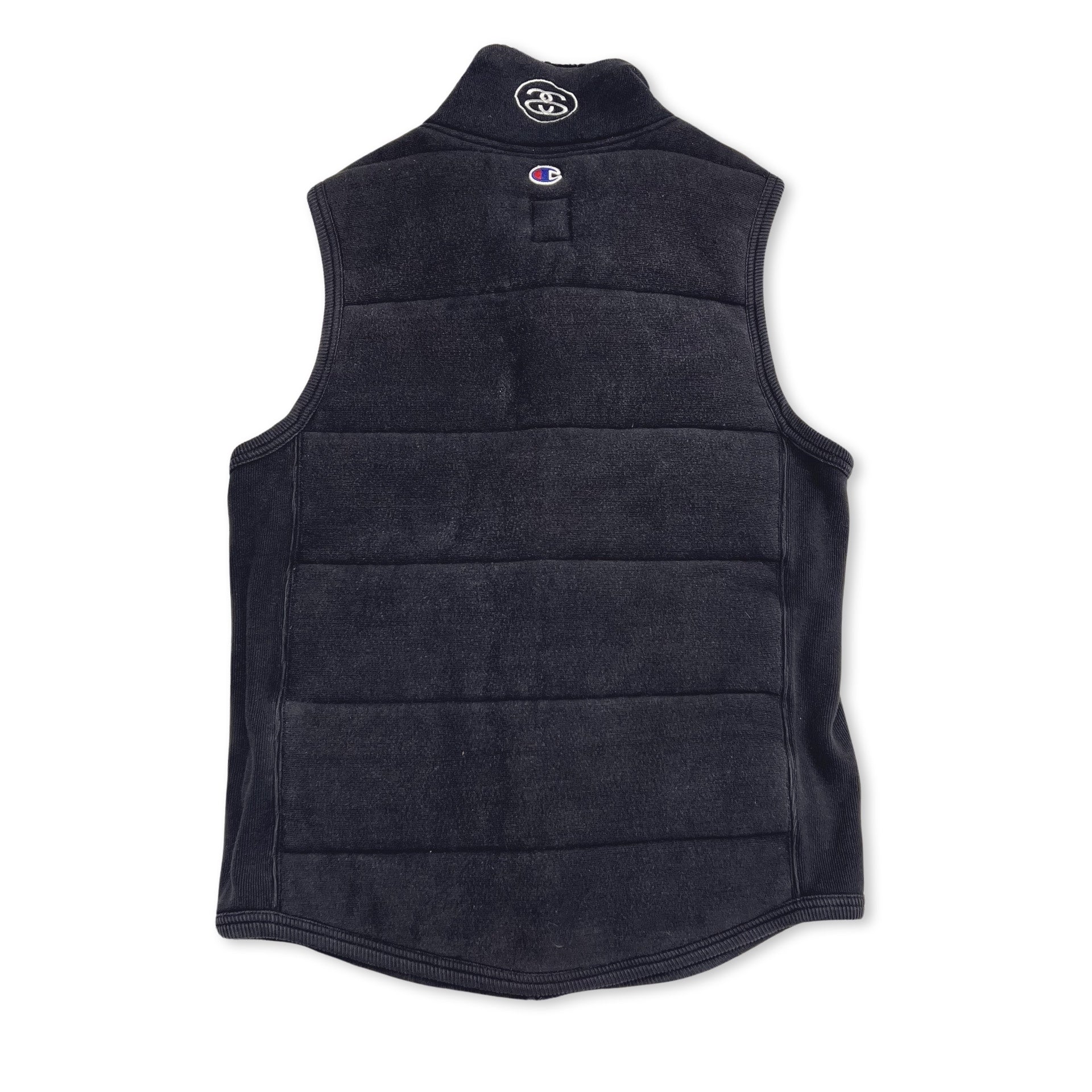 Vintage Stussy x Champion Gilet Jacket