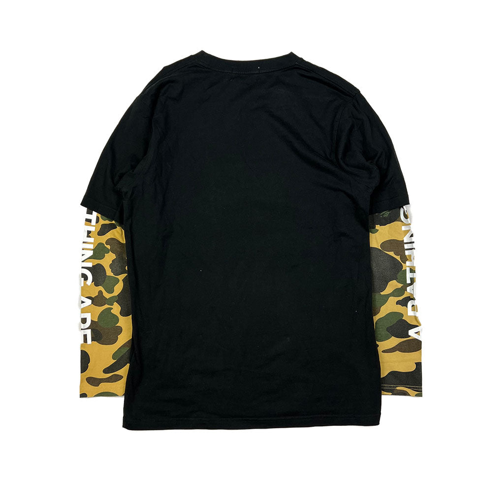 BAPE Camo Sleeve LS T-shirt