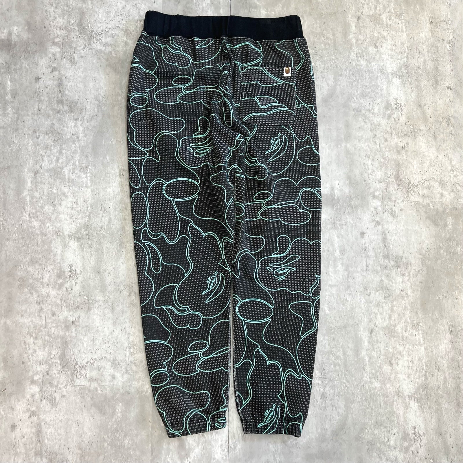 BAPE Text Code Camo Joggers