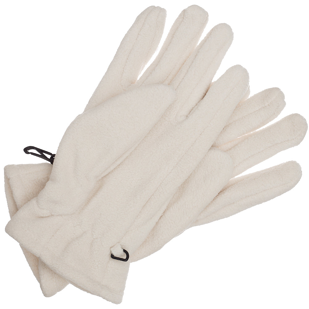 Puma Fundamentals Fleece Gloves in Cream