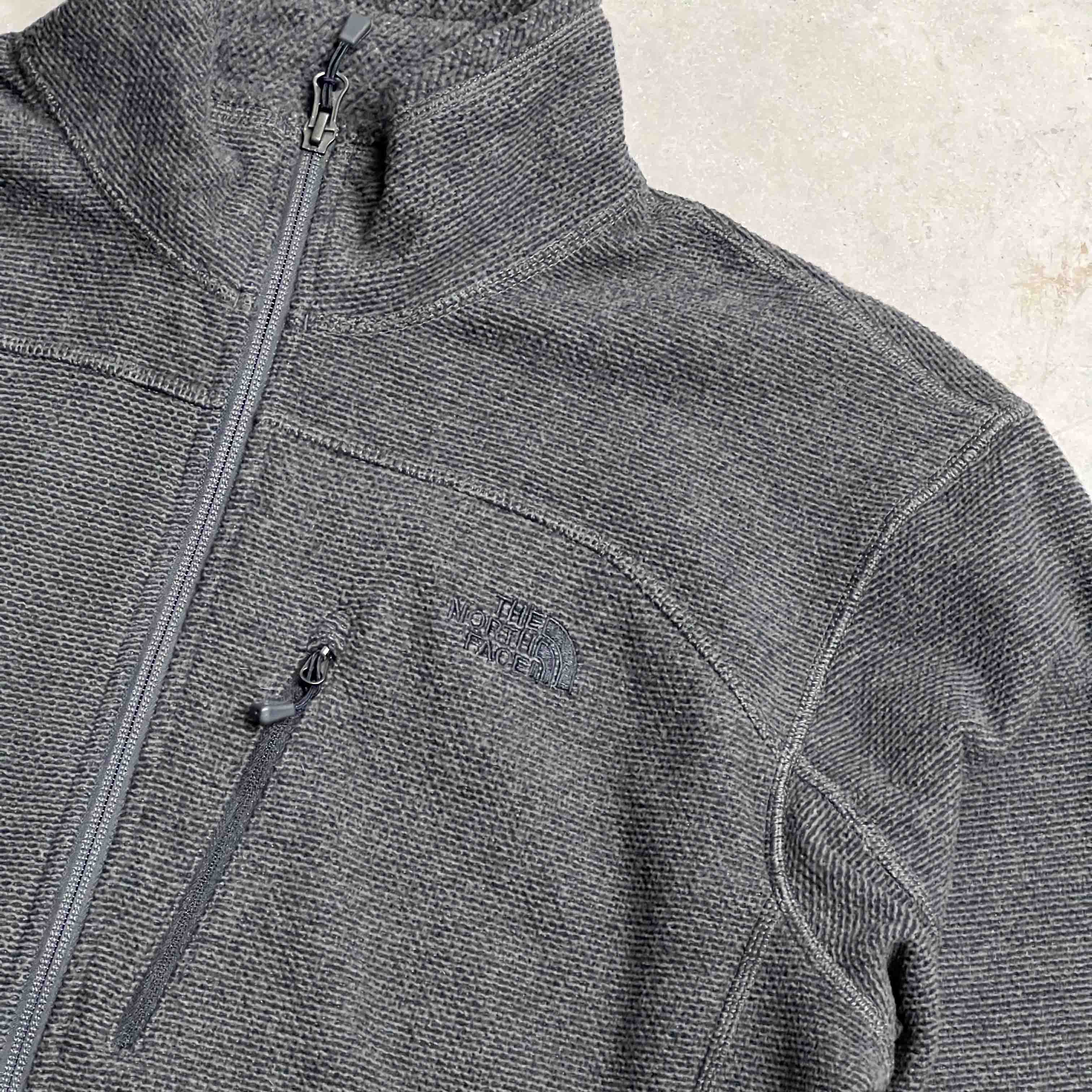 Vintage The North Face Full Zip Sweatshirt in Grey
