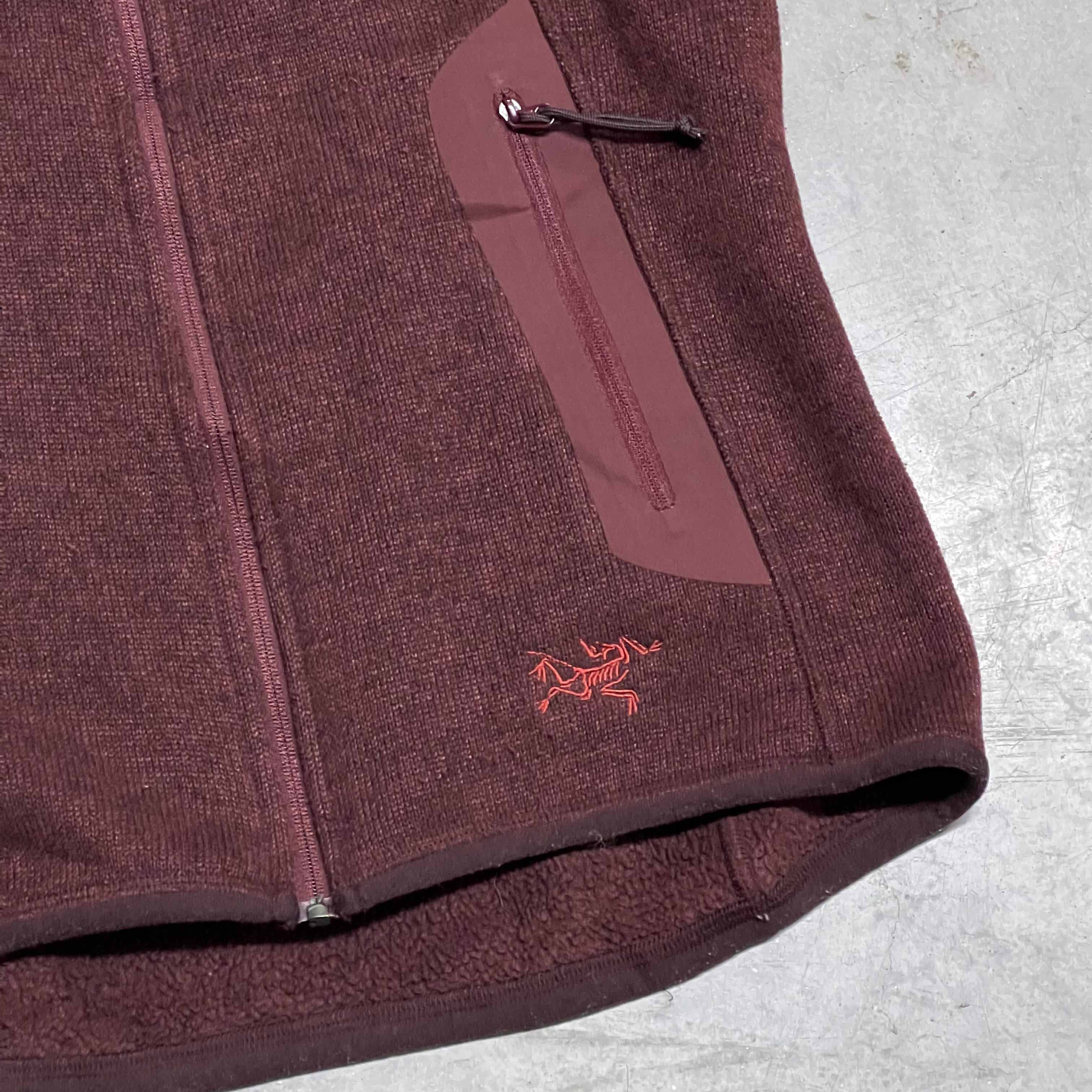 Vintage Arc'teryx Gilet Fleece in Brown