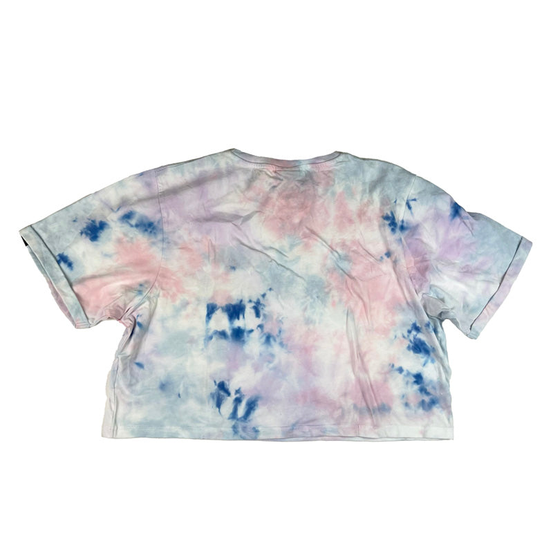 Ellesse Alberta Crop T-Shirt in Pink Tie Dye