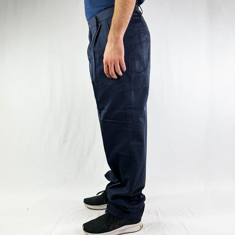 Vintage Nike Golf Trousers in Navy Blue