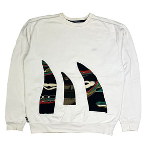Vintage reworked Reebok x COOGI Sweatshirt in white with logo to chest. Crewneck. - Colour: White Condition: Good some marks to sweatshirt - Size on Tag: Small Measurements: Pit to Pit: 21.5 Inches Length: 25 Inches All our items are of vintage conditions. This means some items may show signs of minor wear. Any major defects will be pictured and/or stated in the description. We recommend to wash all vintage items before use.