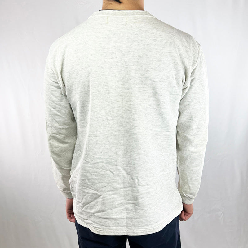 REWORK Fila x COOGI Sweatshirt 90s Spellout Crewneck Small White