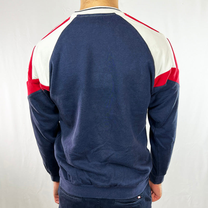 REWORK Adidas x COOGI Sweatshirt 90s Large Navy Blue