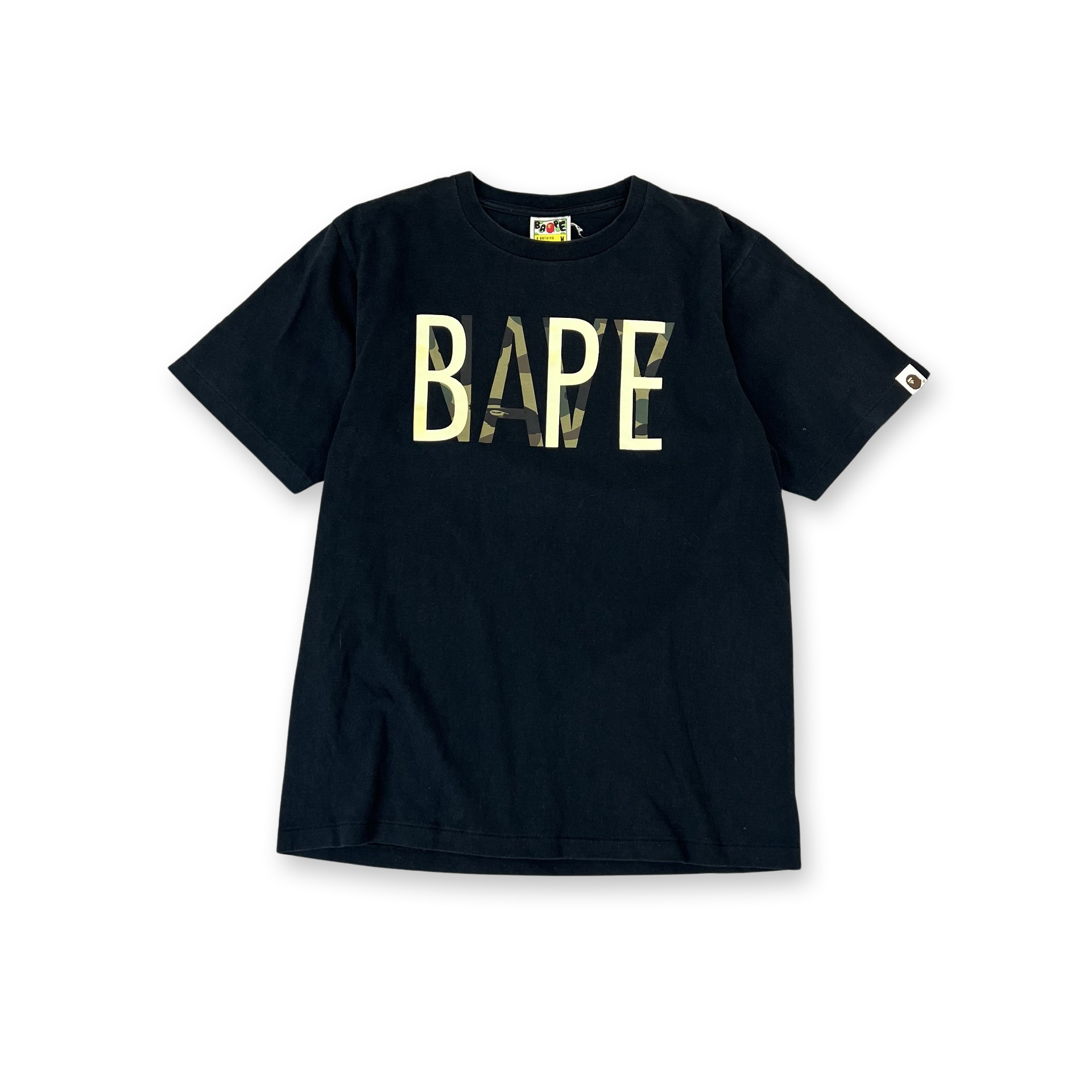 BAPE NAVY T-Shirt in black glow in the dark