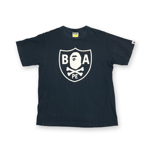 Vintage BAPE Pirate T-Shirt in black