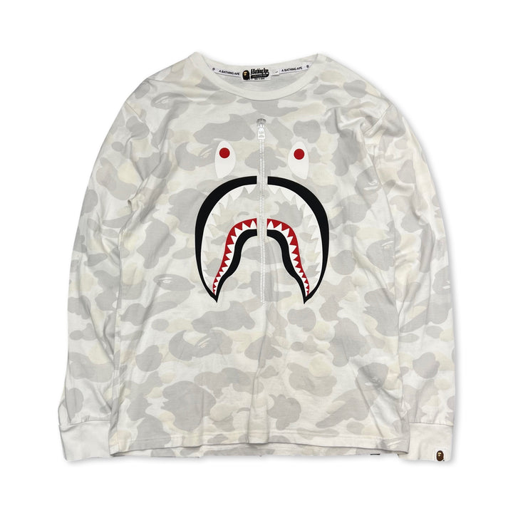 BAPE City Camo WGM Shark L/S Tee