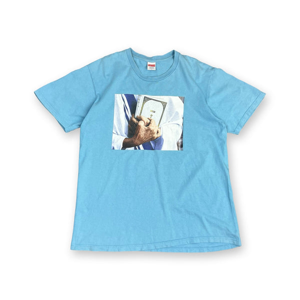 Supreme Bible T-Shirt in blue