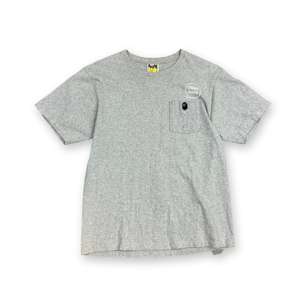 Vintage BAPE T-Shirt in grey