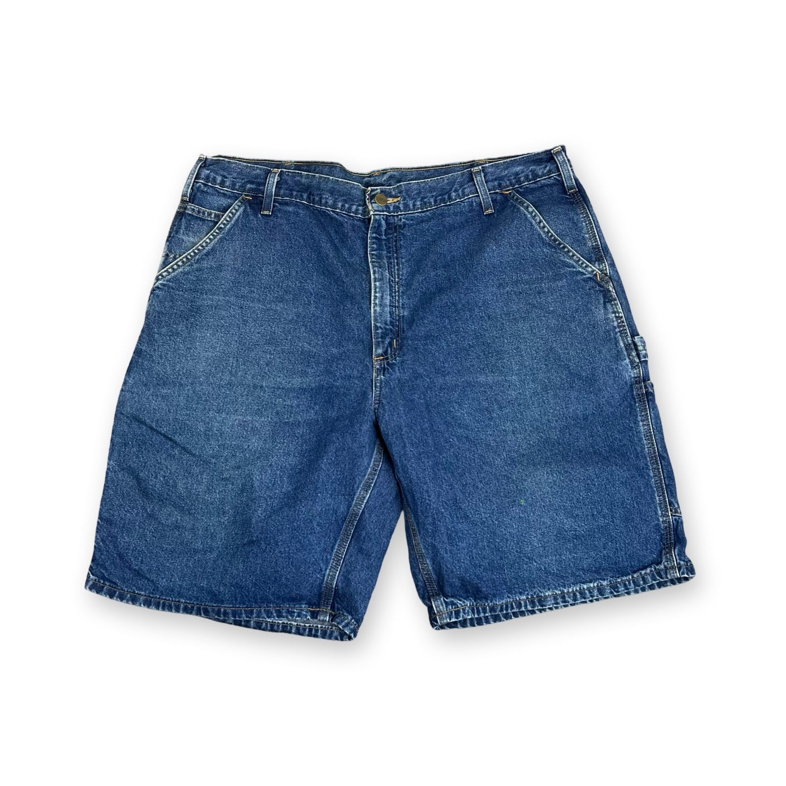 Vintage Carhartt Denim Shorts in blue