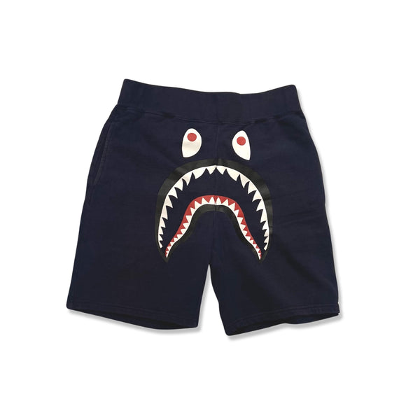 BAPE Shark Shorts in navy blue