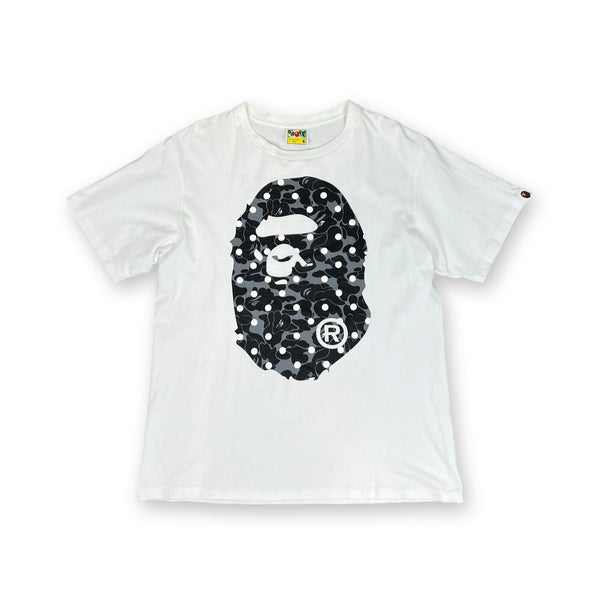 Vintage BAPE Head T-Shirt in white