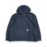 Vintage Carhartt Full Zip Hoodie in navy blue
