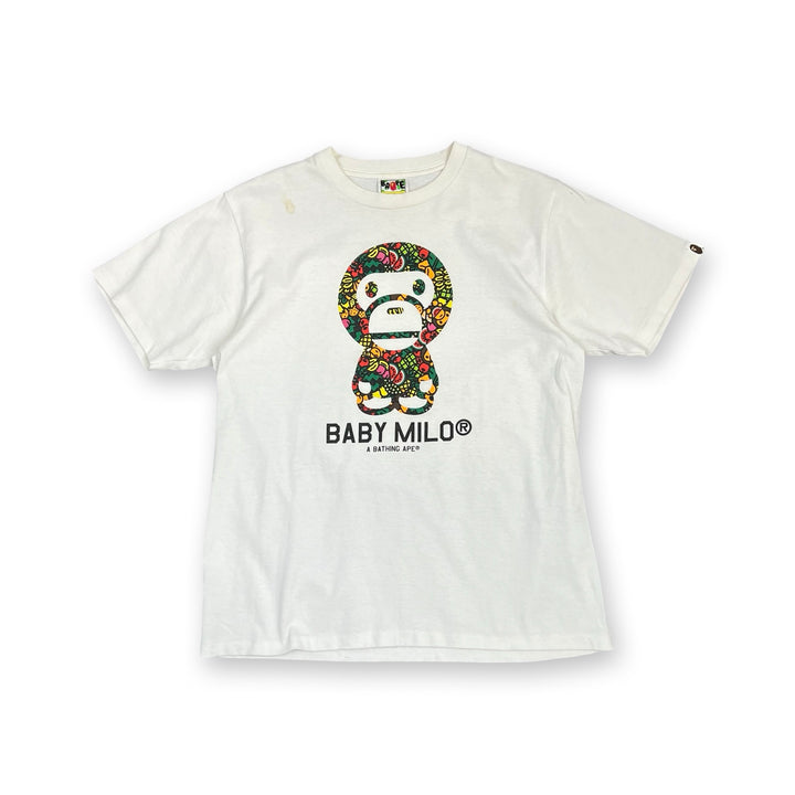 Vintage BAPE x Baby Milo T-Shirt in white