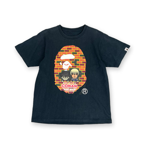 Vintage BAPE x Detective Conan T-Shirt in black