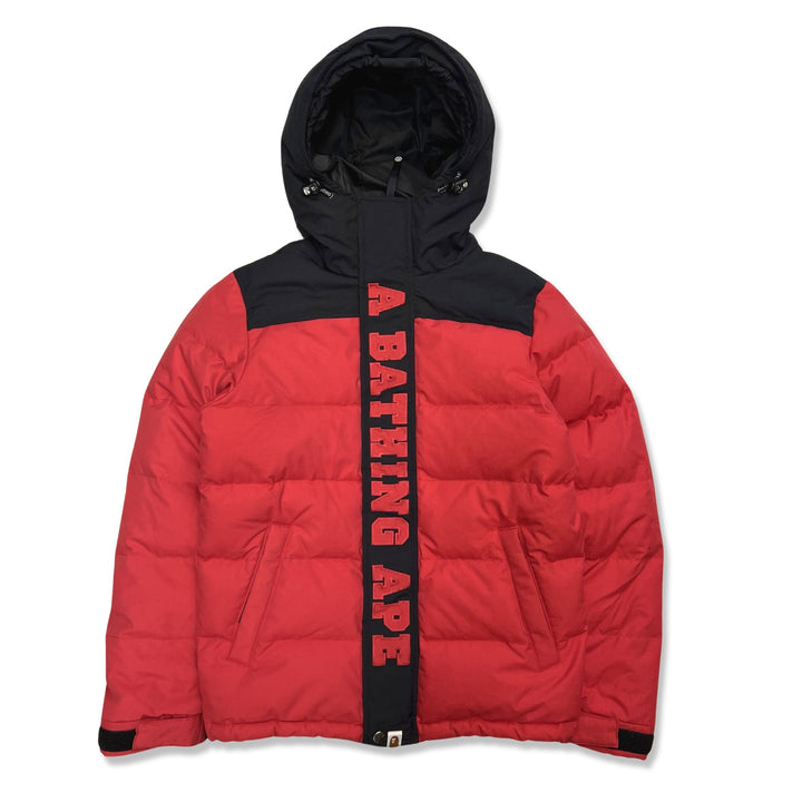 Bape Puffer Jacket in red