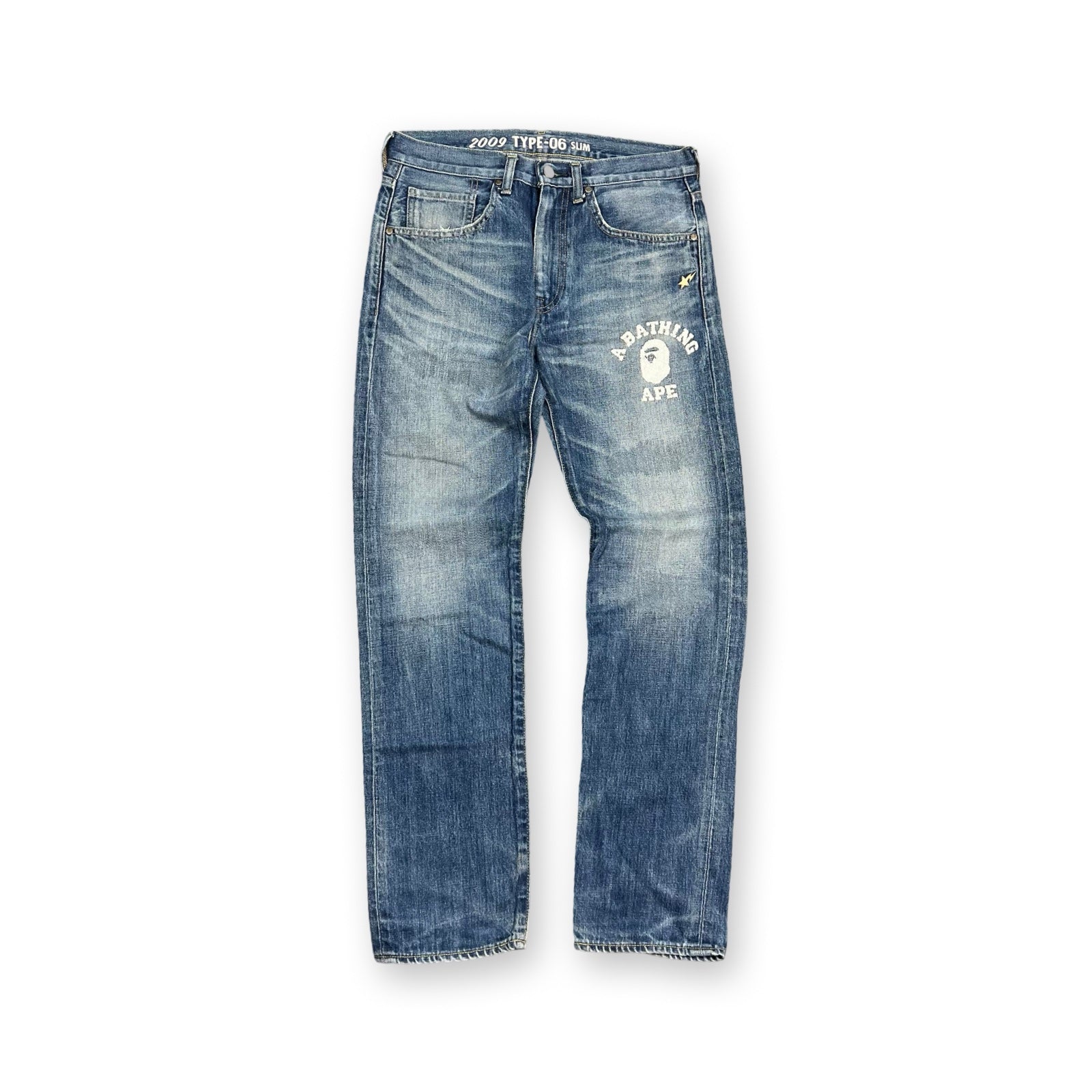 Vintage BAPE Jeans in blue