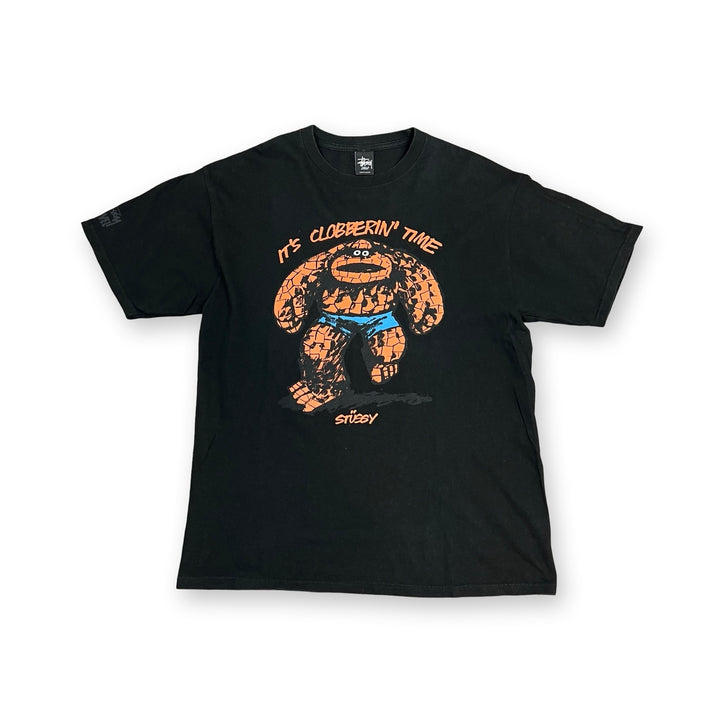 Vintage Stussy x Marvel T-Shirt in black