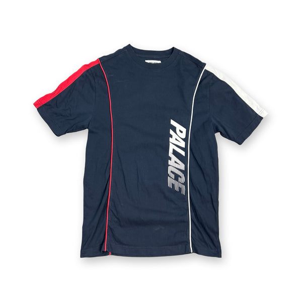 Palace P-Line Racer T-shirt in navy blue