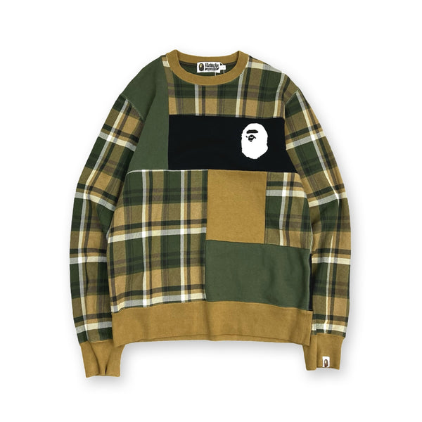 BAPE Check Patchwork Sweatshirt