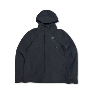 gymshark jacket black mens