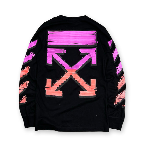 Off-White Marker Long Sleeve T-Shirt in black