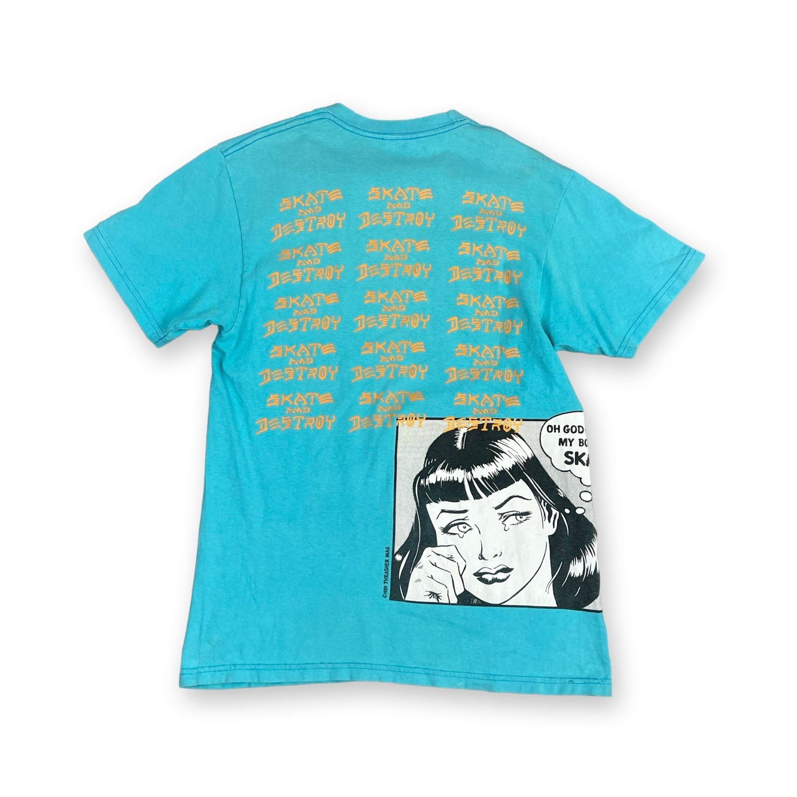 Supreme Thrasher Boyfriend T-Shirt in blue