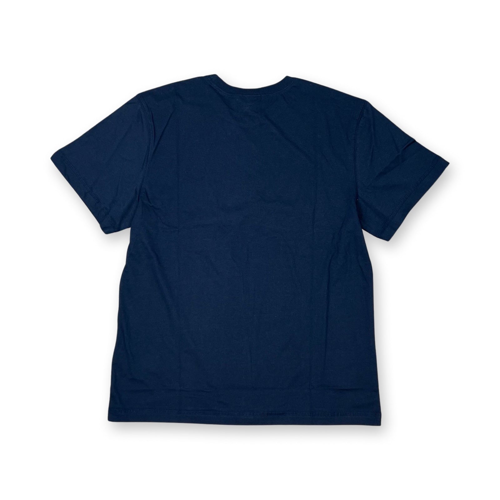 Deadstock Nike Swoosh T-Shirt in navy blue