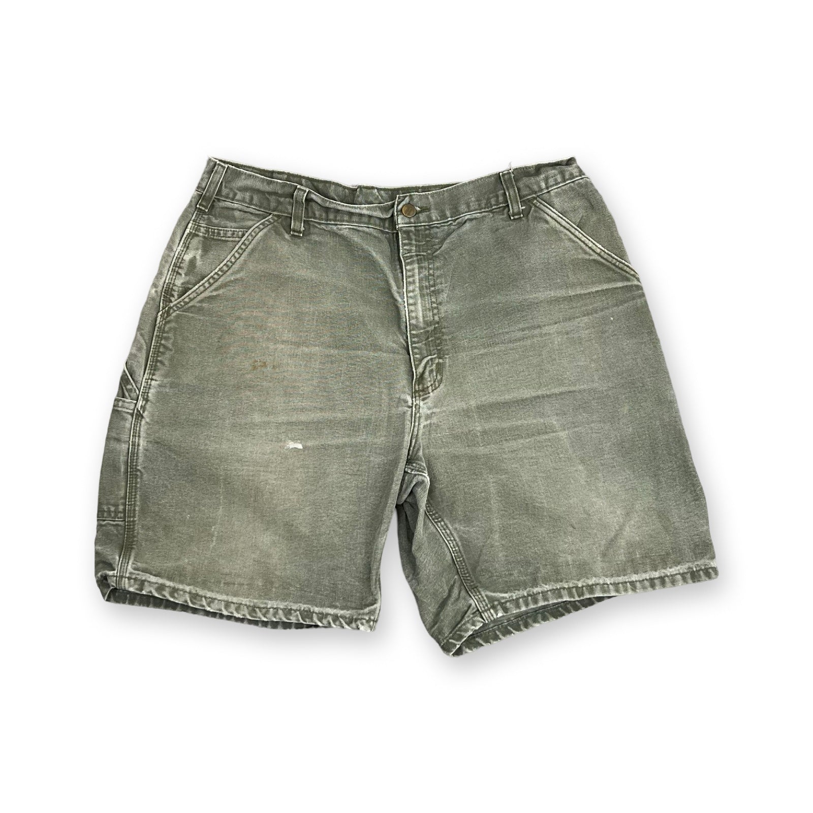 Vintage Carhartt Denim Shorts in green