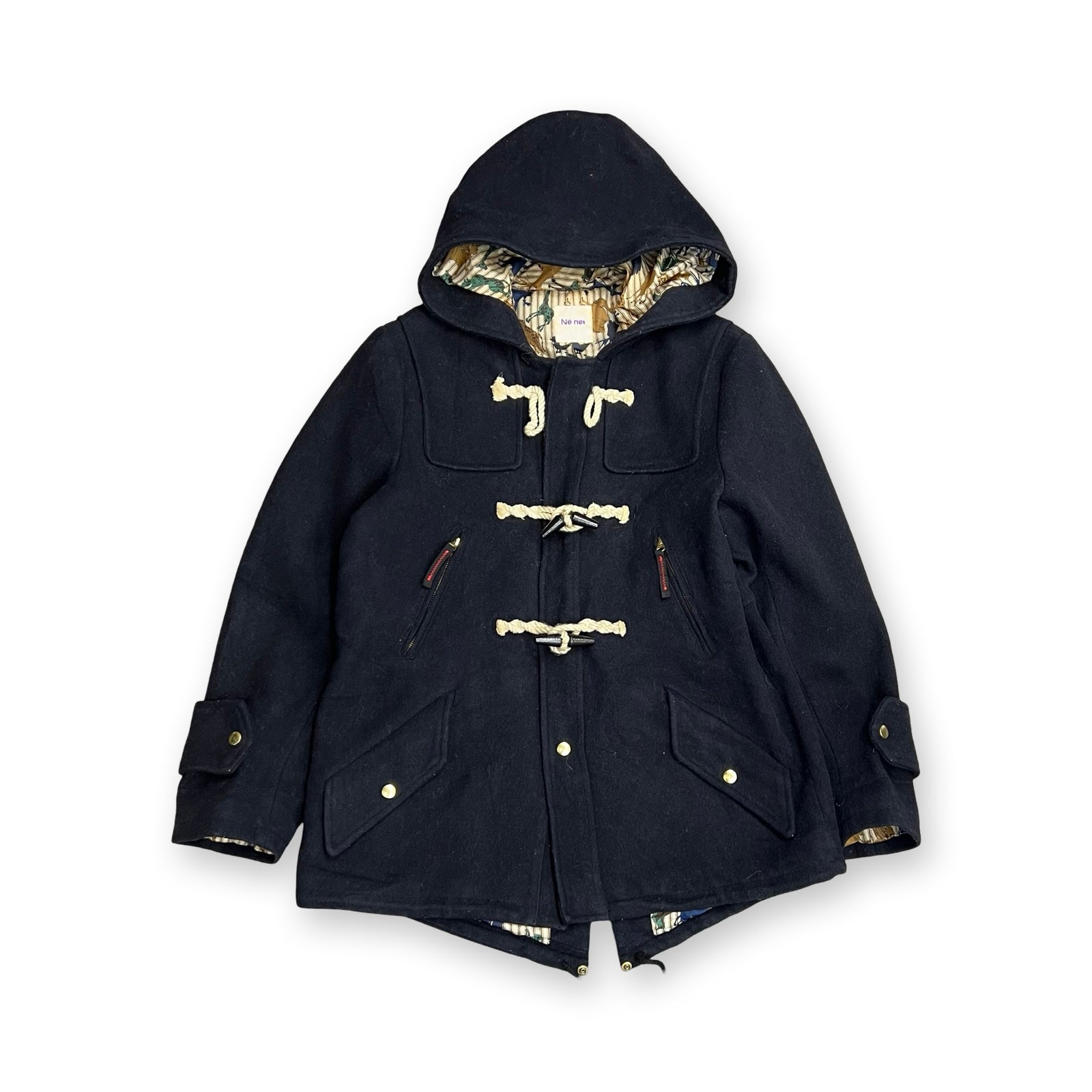 Issey Miyake x Ne-net Coat in navy blue