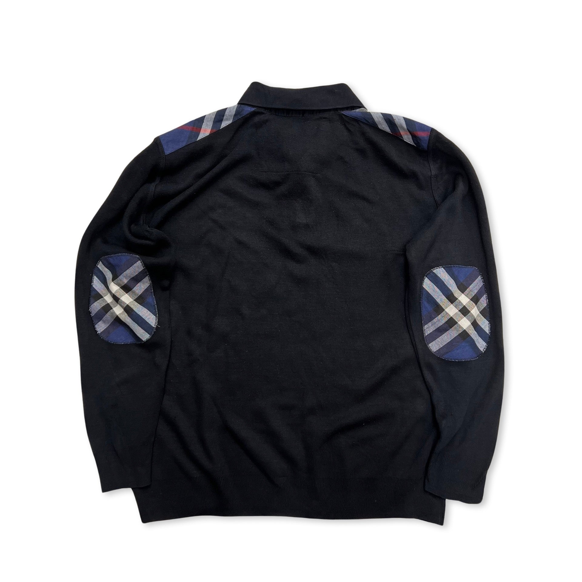 Vintage Burberry Polo T-Shirt in navy blue
