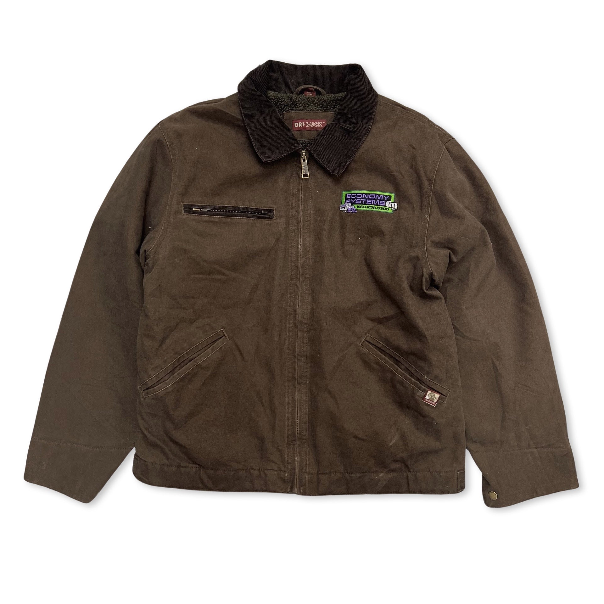 Vintage Dri Duck Workwear Detroit Jacket Brown